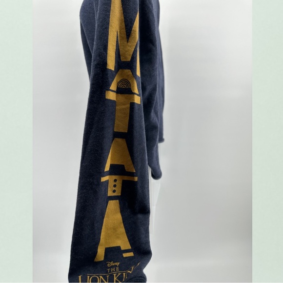 Disney Lion King Hakuna Matata Long Sleeve Lightweight Sweatshirt - Size XS - Picture 2 of 5